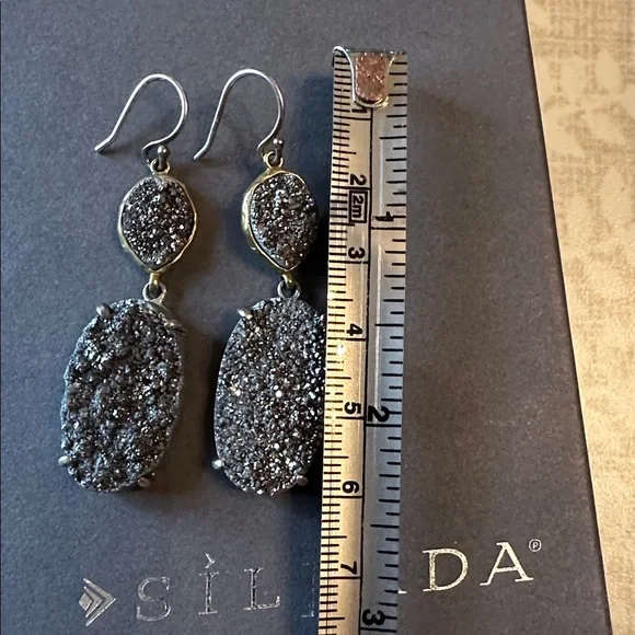 NEW! Silpada Druzy Drops - Picture 3 of 3